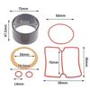 1Set Nitrile Rubber Air Compressor Piston Ring Kit  for Mute Air Compressor Repair