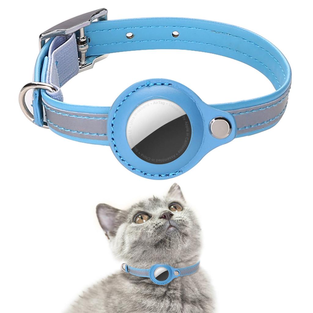 Collar Airtag Cat Reflective Anti Lost Tracker With Gps For Outdoor Pet Safety