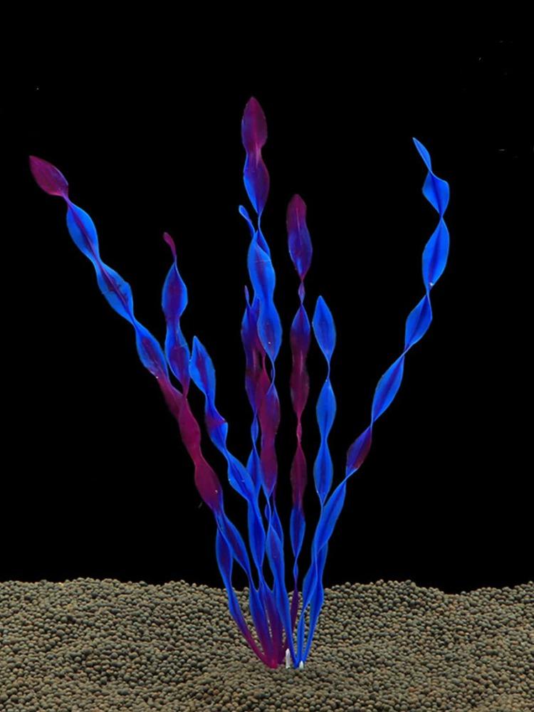 5 Pcs Artificial Seaweed for Aquarium Plastic Plant Decorations Multicolor Artificial Fish Tank Ornament Grass