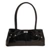 Retro versatile handbag shoulder messenger bag glossy trend simple high-end niche platinum bag