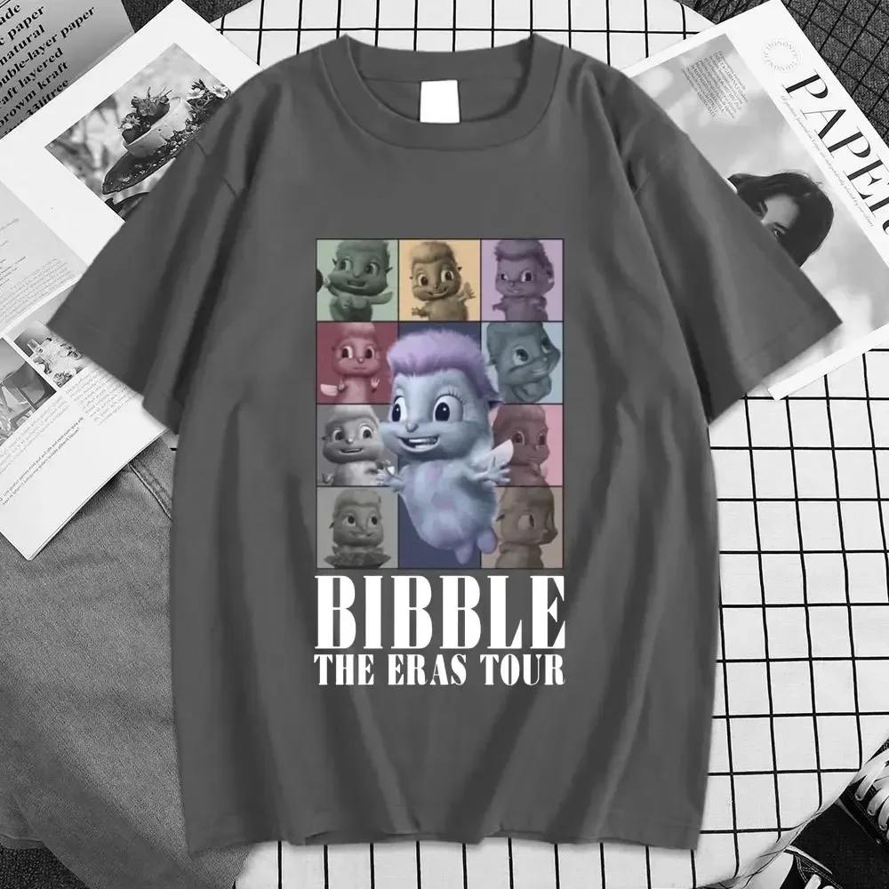 Cute Bibble The Eras Tour T Shirt Boys GirlsUnisex's Aesthetic High Quality Streetwear Summer Oversized Short Sleeve Tops