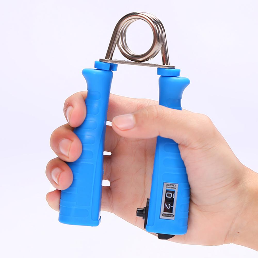 Counting Hand Grip Strength Trainer Forearm Muscle Exerciser Wrist Rehabilitation Training Device Home Sports Fitness Exercising