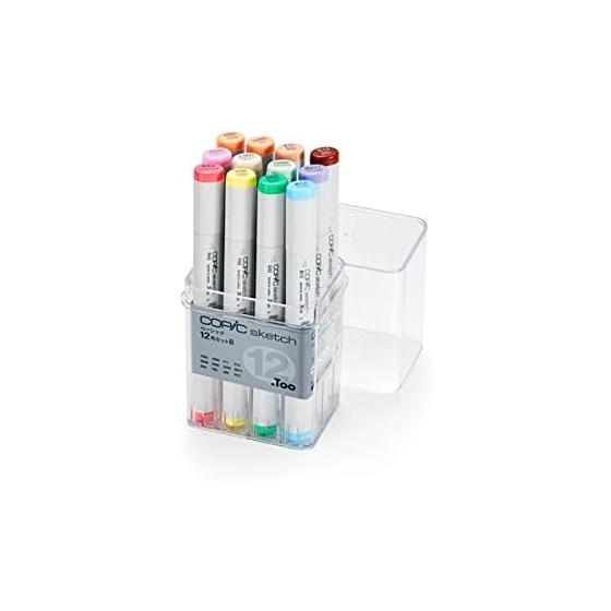 Copic Too Copic Sketch Basic 12 Color Set B Illustration Marker Marker Pen