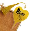 5Pcs DIY Bodhi Leaf Vein Bookmark Handmade Bookmark Pendant Vintage Southeast Asian Bookmark  Home