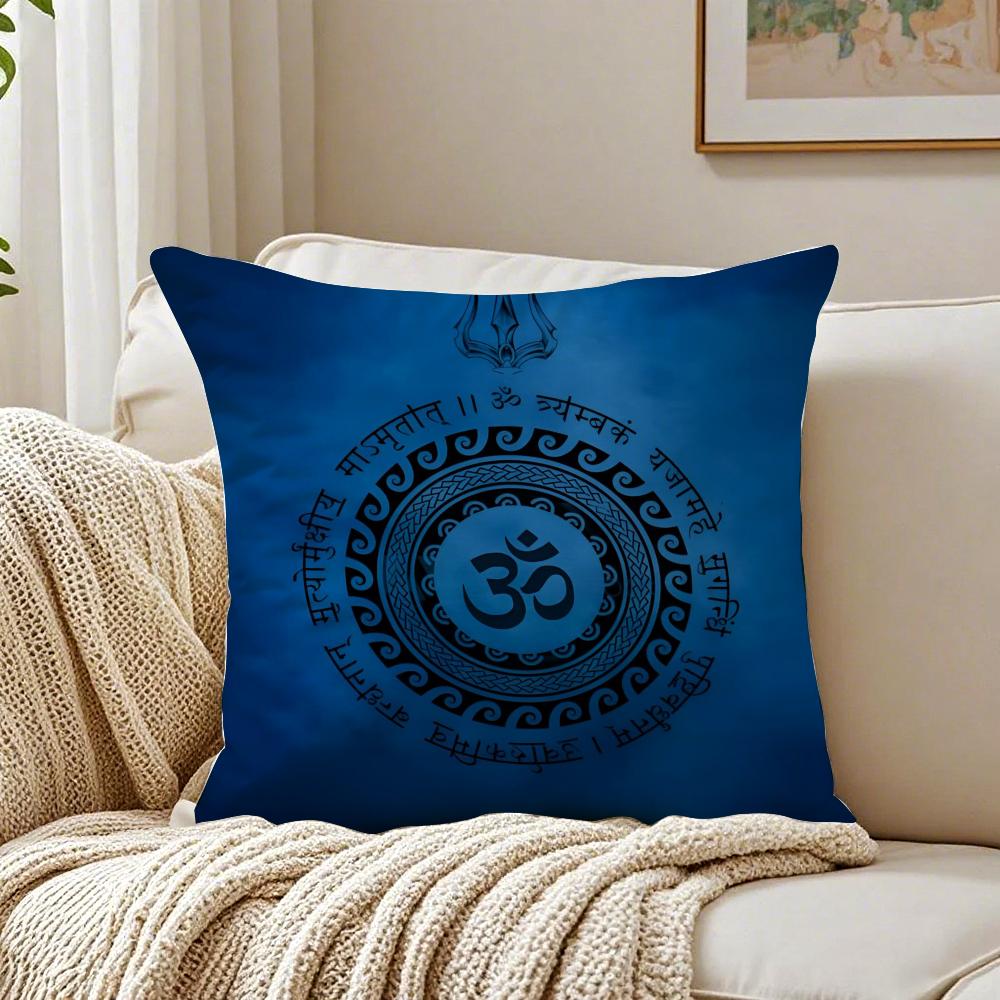 SShiva Classical Design Print Cushion Cover Pillowcase Antidustmite living Room Sofa Decor Cushion Room