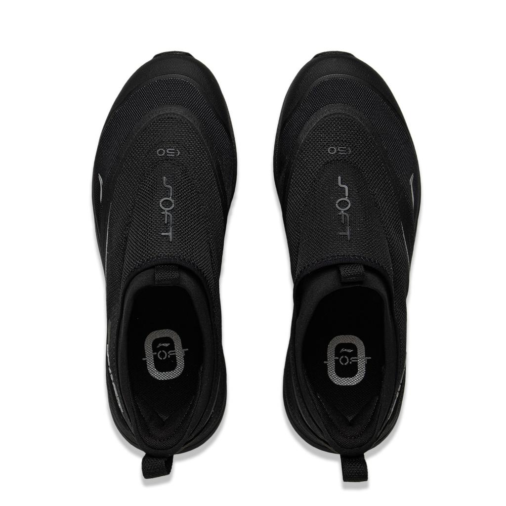 Li-Ning Soft Go 2 Trendy Versatile Non-Slip Lightweight Low-Top Casual Shoes Men Sneakers Black AGLV005-1