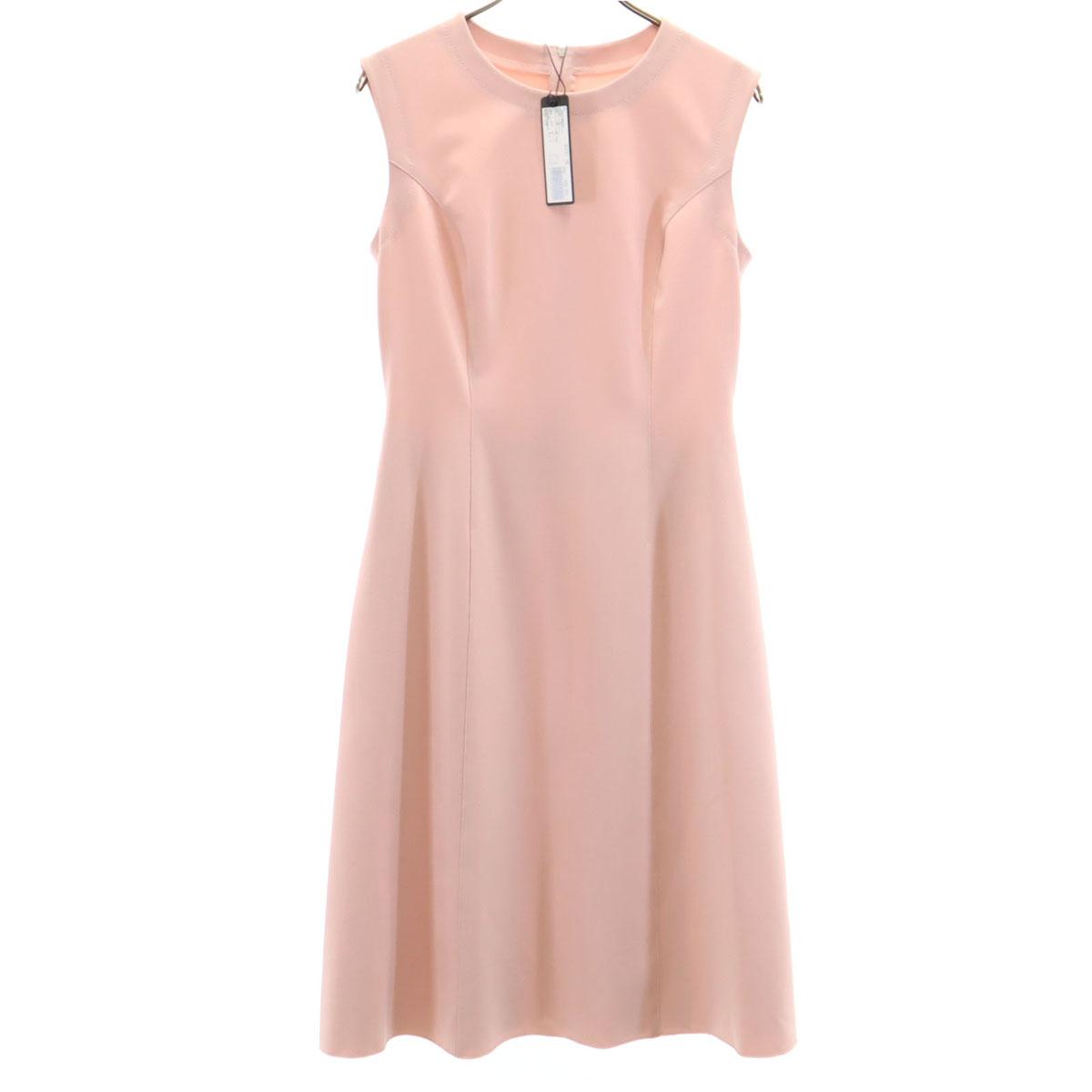 

unused FOXEY NEW YORK made in Japan No sleeve one piece 40 pink Women Used