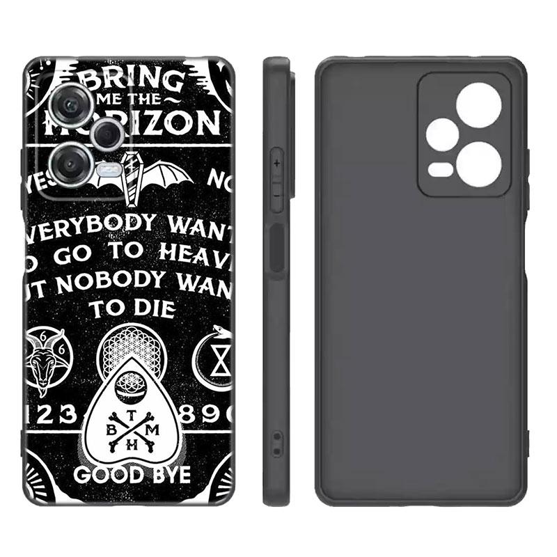 Witches Moon Tarot Witch Ouija Black Silicone Phone Case For Xiaomi Redmi Note 9 10 11 11S 11T 12 13 Pro 5G Plus 9S 10S 12S