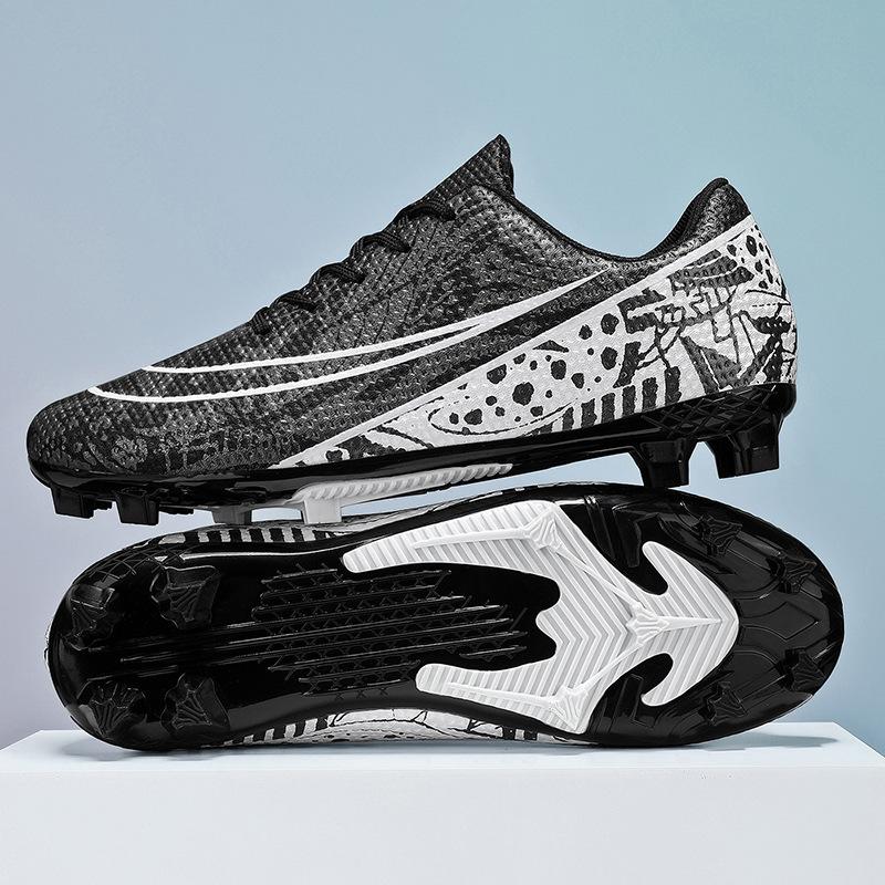 High-top adult football shoes men's and women's TF broken nails artificial turf AG long nails student training football shoes