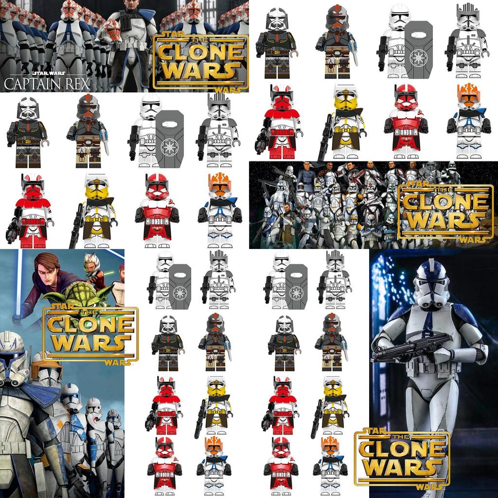 Xh G0117 Tv Movie Series Sci-fi Commander Building Block Toy In Bag Abs Plastic Material