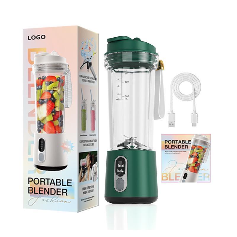 Portable Multifunctional Blender & Juicing Cup - 600ML Upgraded Ice Crushing Juicer