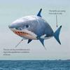 D5 Pet Cat Toys Remote Control Toy Flying Shark Inflated RC Inflatable Balloon Cat Dog Toy Kids Gift Accessories (Blue Shark)