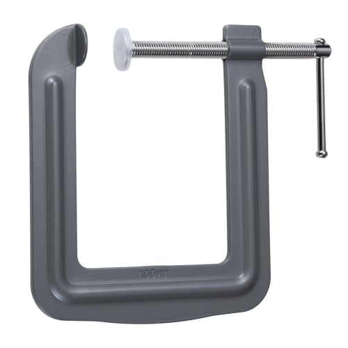 

Takagi Deep C-Clamp, 100mm x 145mm, for Tools, Adhesion, Materials, and Fixing, with Detachable Protective Cap