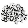 100Pcs/ Set Retaining Door Panel Clips Bumper Clips Interior Fender Screw-Rivet