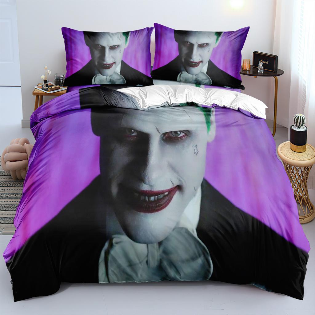 Clown Bedding Three-Piece 90-120G Abrasive Cloth 3D Digital Printing
