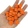 100 Wooden Meeples 14 Colors 16Mm Extra Board Game Pawns Pieces Replacement Tabletop Gaming Components And Upgrade Accessories