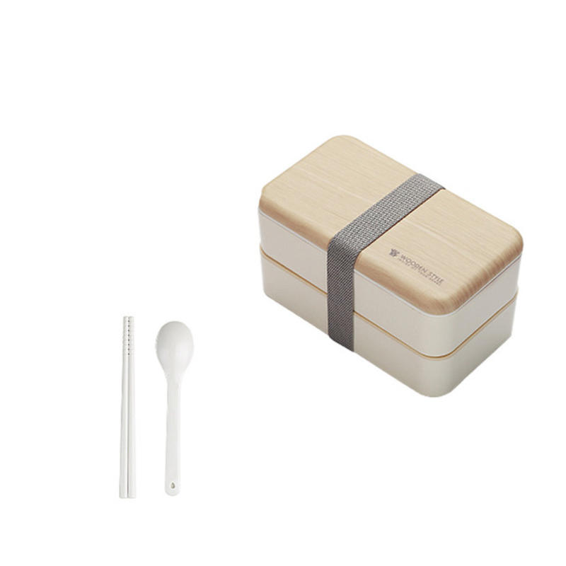 1 pcs Lunch Box for Microwave Japanese Wooden Bento Box 2 Layers Storage Container for Children School Office Portable Bento Box Food Container Bre 2630₽
