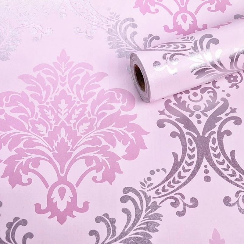 Home Decor Retro Floral Wallpaper Renovation of Bedroom and Living Room Decorative Walls