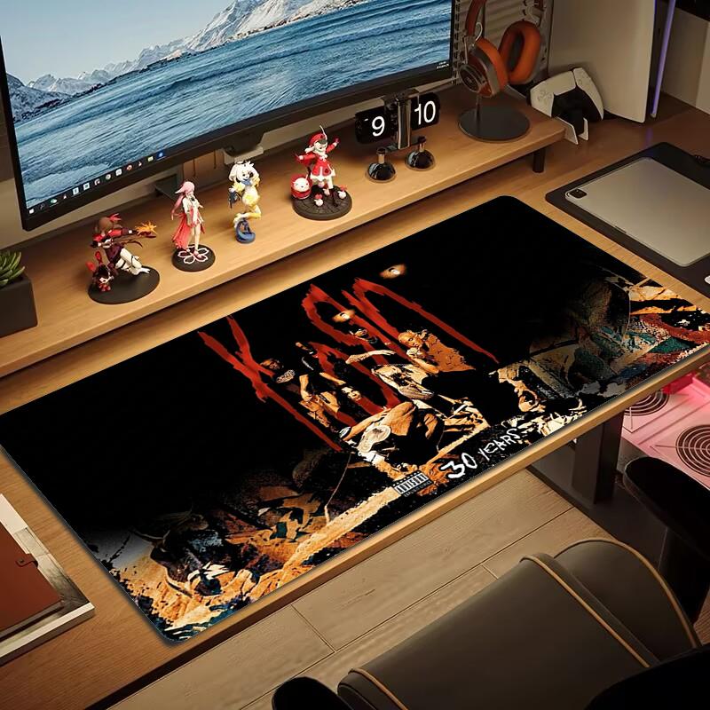 Korn Mouse Pad Large Gaming Table Cushion Non-slip Laptop Tablet Big Mousepad XXL Mat Mini PC Playmat With Lock Edge_xia