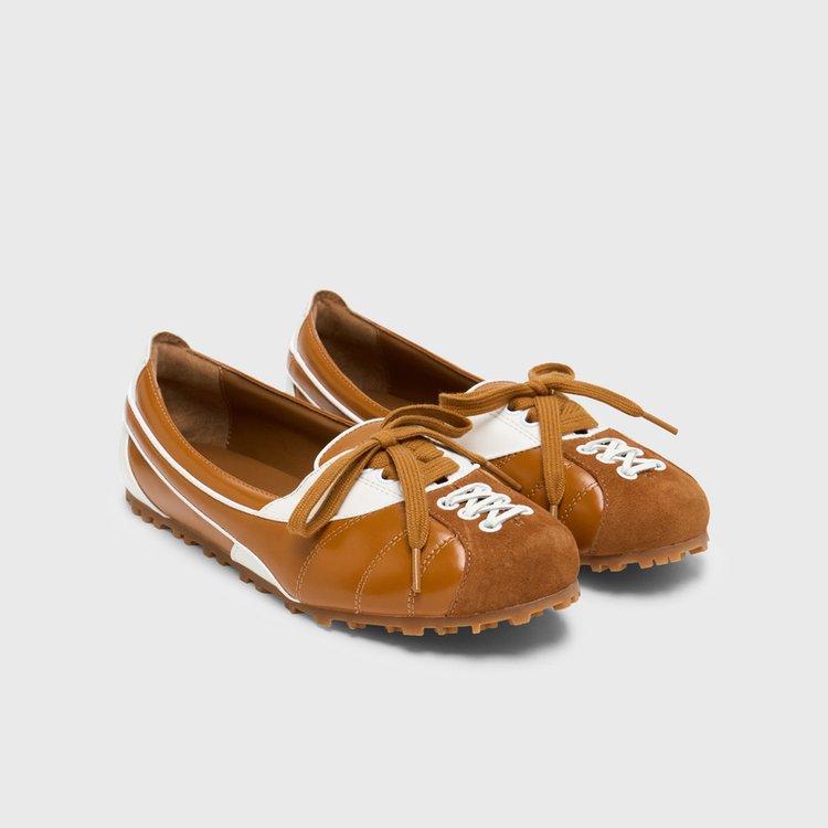 

2025 new shallow lace-up single shoes women s red ultra-light soft thin-soled casual sports shoes ballet shoes women 40