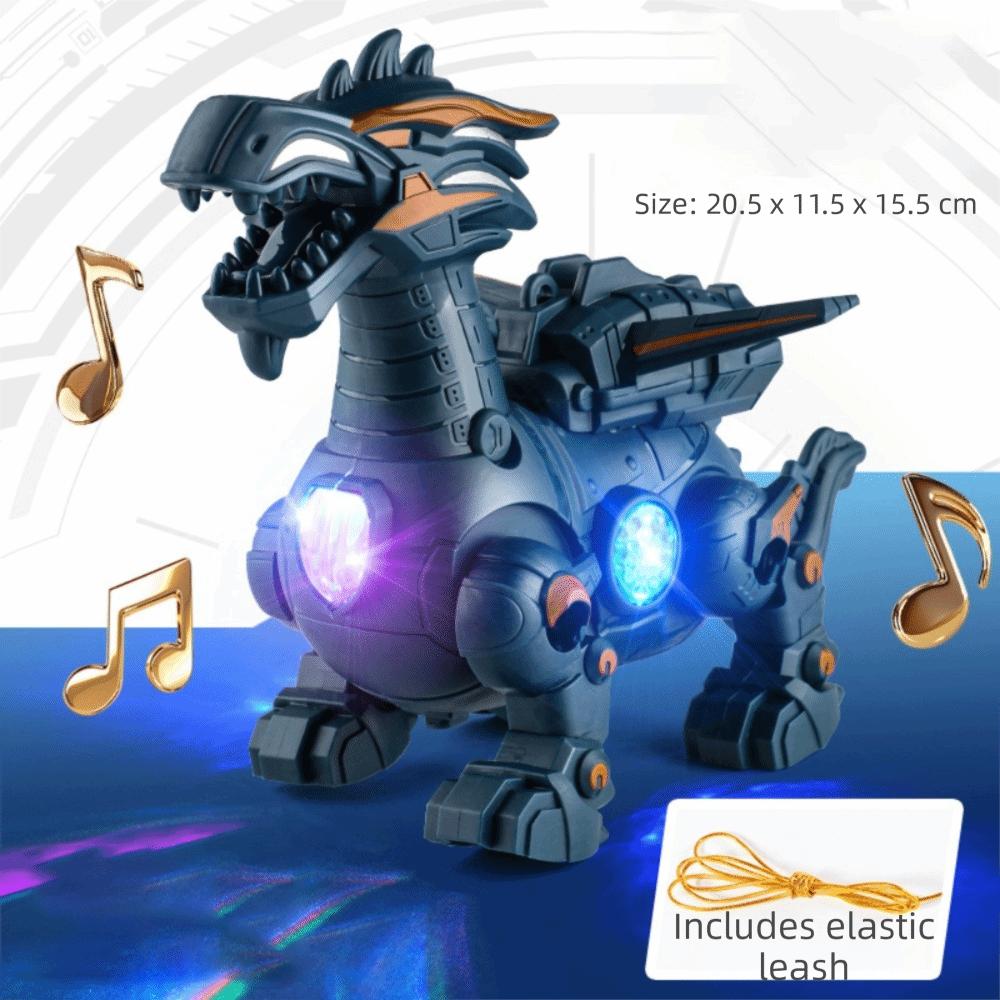

Electric Powered Mechanical Dinosaur Cool Light Children Entertainment Toy Boys Gifts