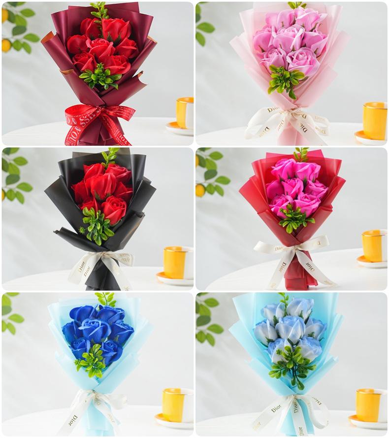 Scented Soap Rose Bouquet: Perfect Gift for Mother's Day, Valentine's, Birthdays - Ideal for Girlfriends, Moms, Besties, Teachers.