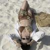 Women's Korean One-Shoulder Halter Backless High-Waisted Tummy-Control One-Piece Swimsuit