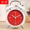 Durable4-Inch Three-dimensional Digital Alarm Clock Creative Classic Silent Student Loud Double Bell Bell