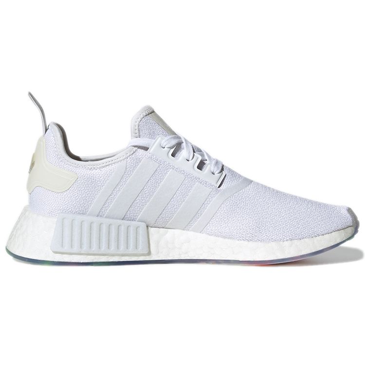 Adidas NMD_R1 Triple White Unisex Sneakers Fottøy-Hvit Off-White GW8062