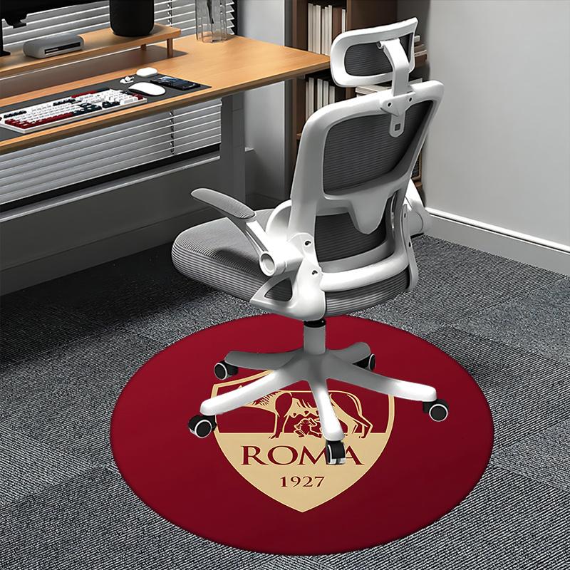 

Roma,AS Roma Chair mat Round Rug Office carpet, Machine Washable, Non slip, Suitable for Living Rooms, Bedrooms 80cm