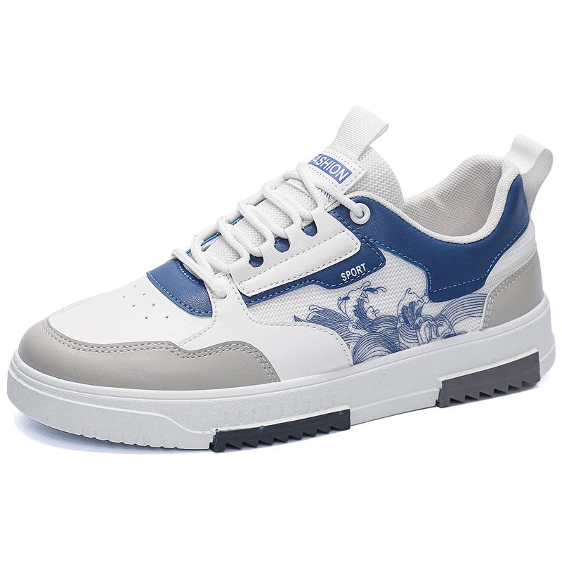 Spot Supply Men's Summer New Hong Kong Style White Shoes Low-top Board Shoes Casual Sports Versatile Street Trend Shoes