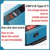 Dual Port 150W Portable Power Inverter Intelligent Converter 220V + 3 Usb 21V For Makita Battery
