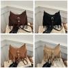 Fashion Suede Handbag For Women With Pu Material And Zipper Closure For Daily Use