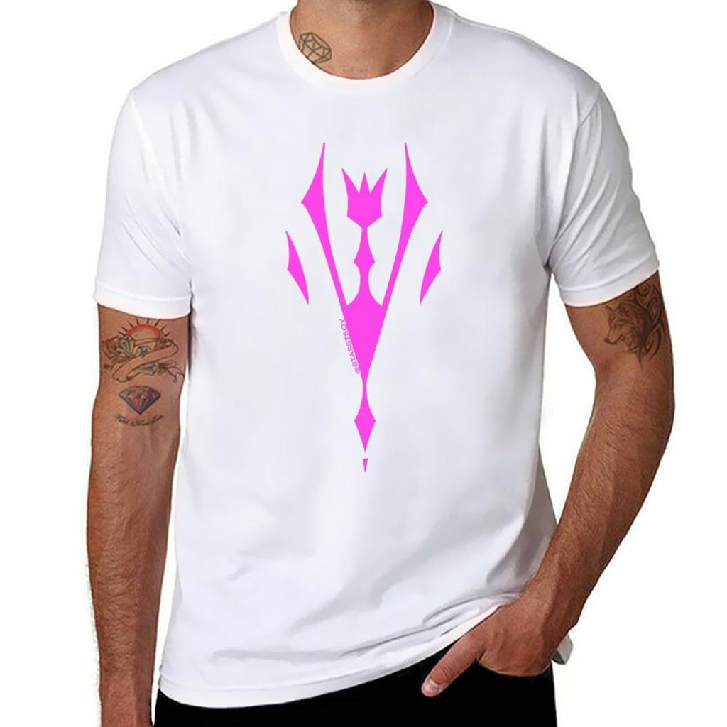 Tofu Logo Rosa T-Shirt Herren T-Shirt Baumwoll-T-Shirts für Herren Grafik-Tees Herren T-Shirt Grafik T-Shirt