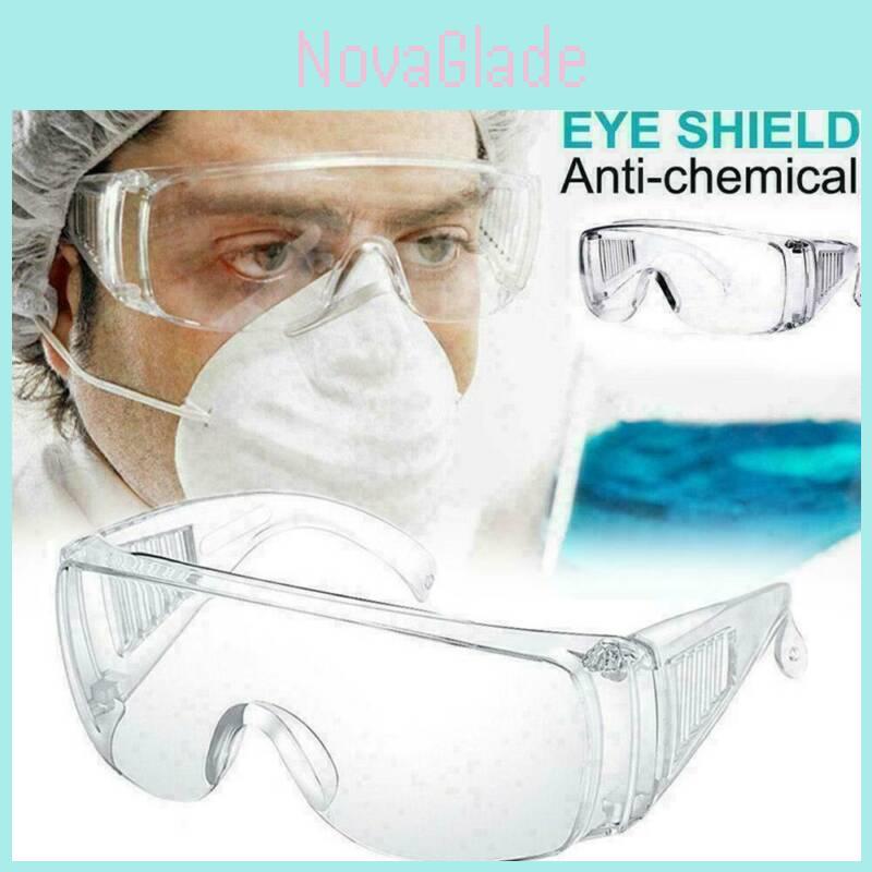 Clear Safety Glasses With Anti-reflective And Anti-shock Lens For Labs