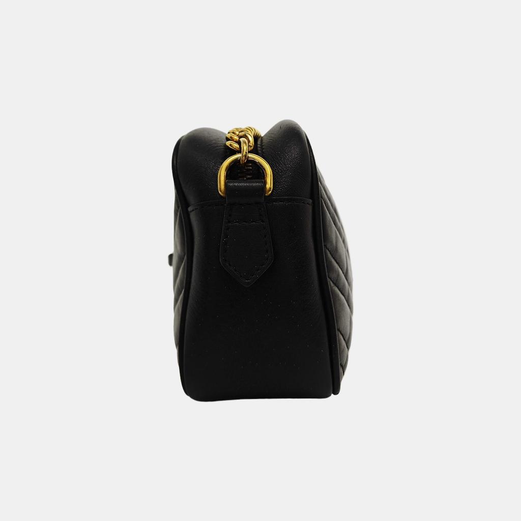 [Pre-Owned] Gucci GG Marmont Small Matelassé Shoulder Bag 'Black' - Good #14GGZK2
