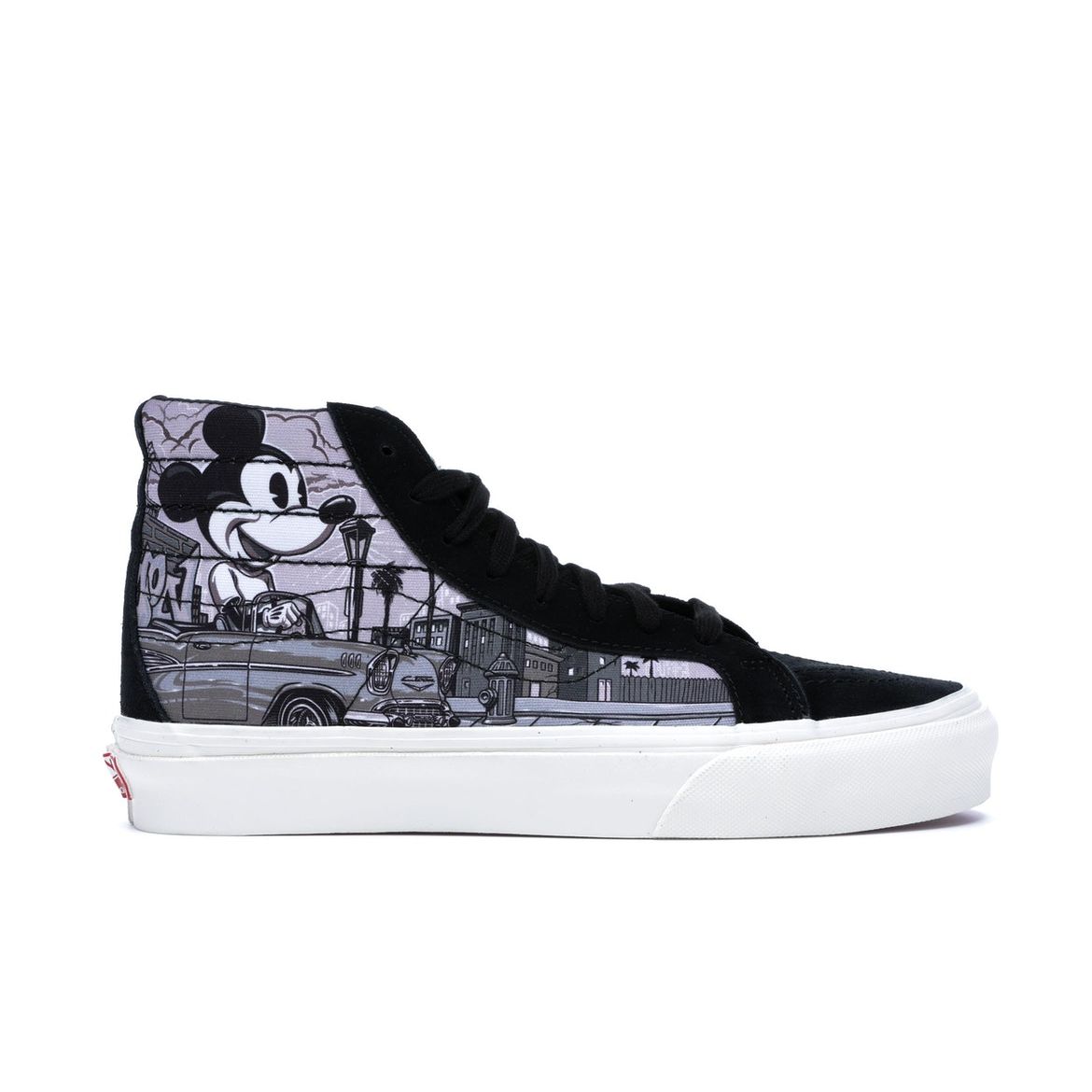 

Vans Sk8-Hi Disney x Mr.. Кроссовки унисекс с героями мультфильмов черные VA38FYRNN