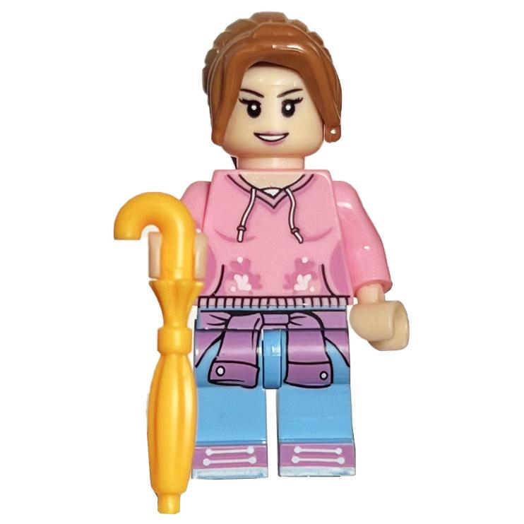 Ninja Warrior Superhero Doll With Weapon Single Building Block Assembly Toy