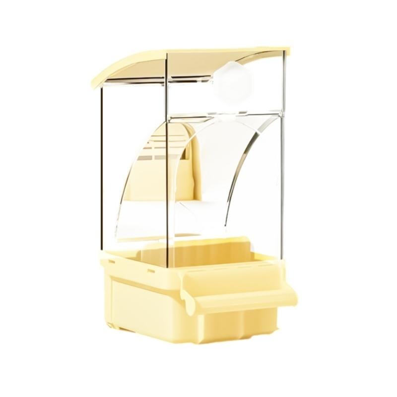 

Plastic Anti Spill Parrots Feeder With Detachable Design For Easy Cleaning Bird Cage Accessories food Food Dispenser