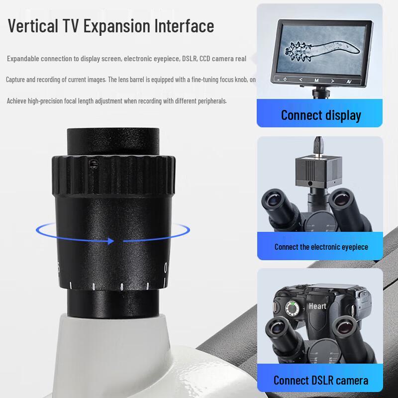 Murzider MSD105 Professional Trinocular Microscope (CN Version)