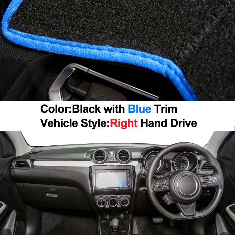 Car Dashboard Cover Dash Mat For Suzuki Swift 2018 2019 Dashmat Pad Carpet Dash Board Sun Shade Automobile Non-slip Car Styling