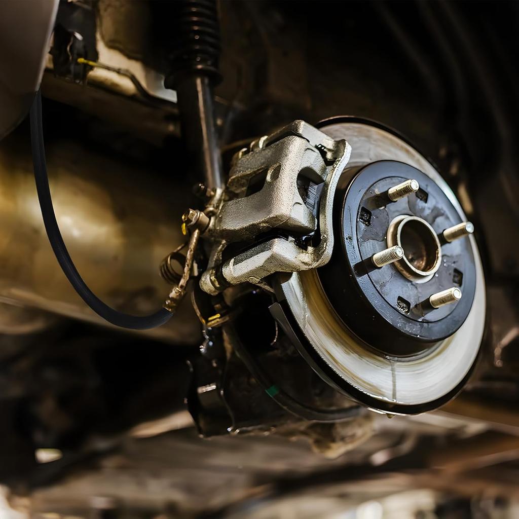 Premium 18-Inch Rubber Brake Hose - Flexible Brake Line, 3/8"-24 External Thread To 3/8"-24 Internal Thread, High Strength And Easy To Tall Hydraulic