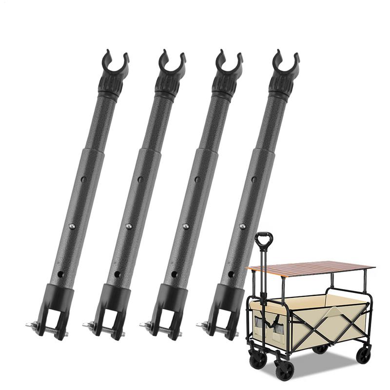 Folding Wagons Bracket Accessory Desktop Telescopic Pole For Camping Trolley Folding Table Leg Camping Cart Table Telescopic Rod