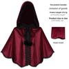 American Fantasy Cosplay Cloak With Polyester Fabric For Stage Performance And Costume Parties