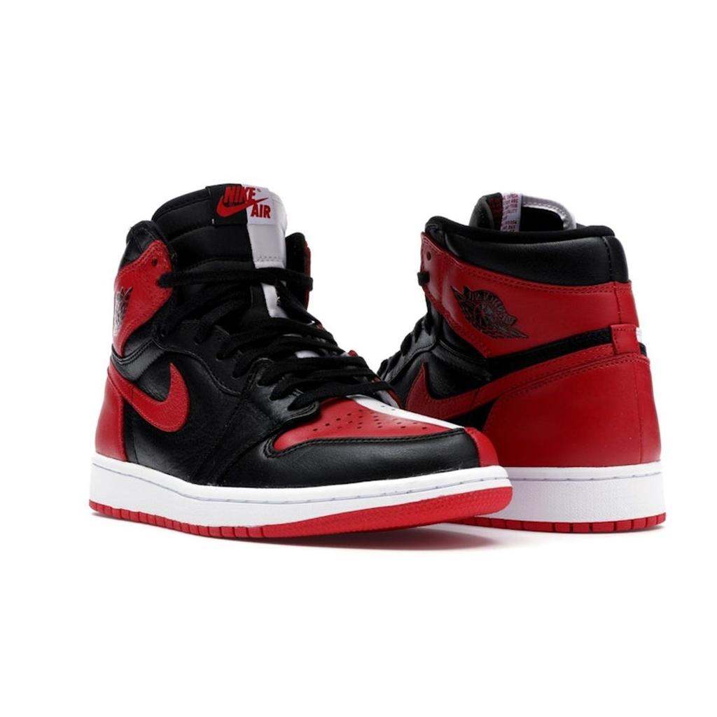 Air Jordan 1 Retro High OG NRG Homage to Home Unisex Sneakers Black black white-university-red 861428-061