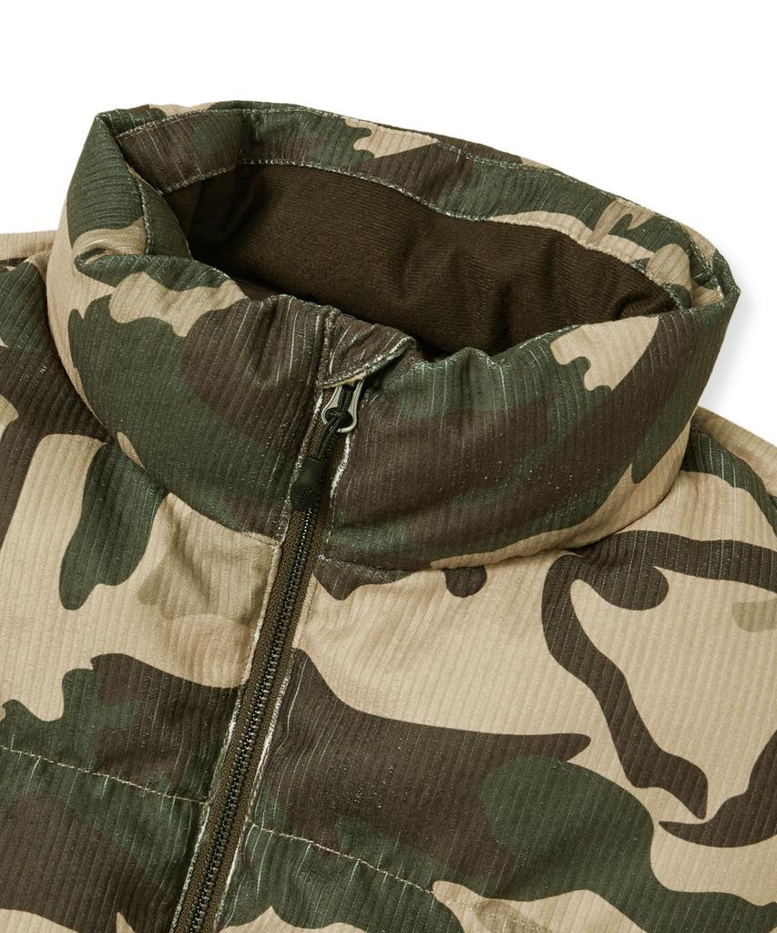 Brownbreath Tag Corduroy Camouflage Vest - Khaki