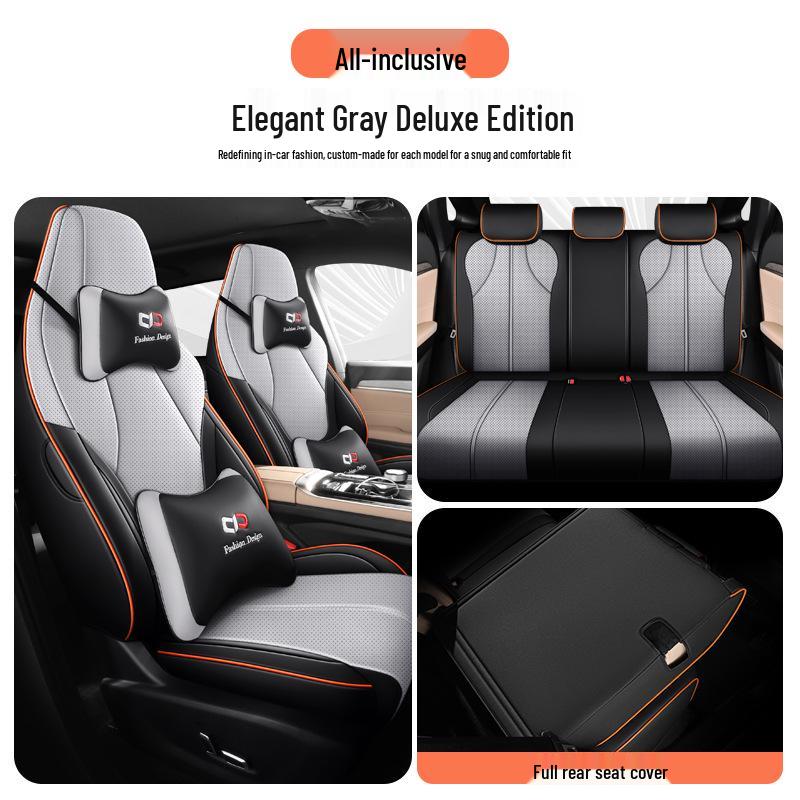 Jianghuai QXPHEV Full Leather Universal Car Seat Cushion - New Model for All Seasons