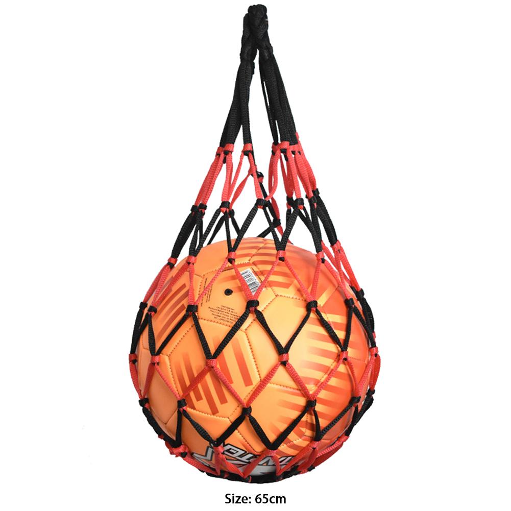 Basketball Football Net Bag Nylon Bold Storage Pack Single Ball Carry Portable Equipment Outdoor Sports Soccer Volleyball Pocket