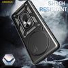 AMORUS For Xiaomi 15 Ultra Case Kickstand PC+TPU Phone Cover with Camera Lens Slider