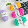 12Pcs Soft Warm DIY Cotton Wool Yarn Fine Quality Hand-Knitting Thread for Handmade Crochet Wool Warmth Hand-Knitting Thread